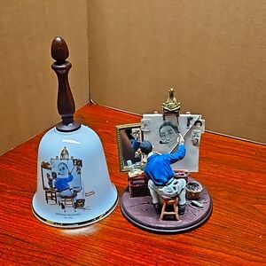 Triple self-portrait